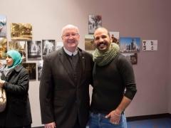 (بالصور) الفنّان الفلسطيني الياس حلبي يشارك في معرض 