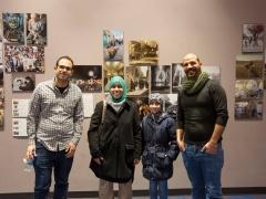 (بالصور) الفنّان الفلسطيني الياس حلبي يشارك في معرض 