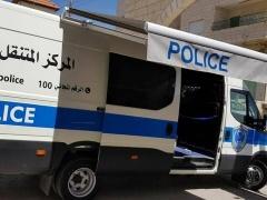 الشرطه تستلم مركز الشرطه المتنقل في بيت لحم