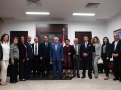 وفد اتحاد أبناء رام الله في الولايات المتحدة يطلع على الجهود لعقد مؤتمره السنوي برام الله