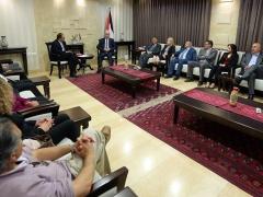 وفد اتحاد أبناء رام الله في الولايات المتحدة يطلع على الجهود لعقد مؤتمره السنوي برام الله