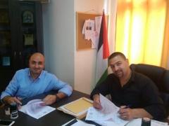 (صور) مذكرة تفاهم بين بلدية بيت ساحور والمركز الفلسطيني للتقارب بين الشعوب 