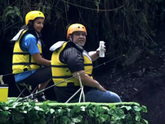 رامز في الشلال: أحمد فتحي ينطق الشهادتين ورامز جلال يسخر من وزنه