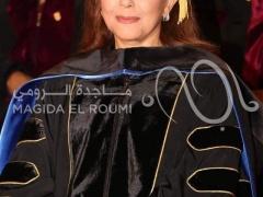 ماجدة الرومي تحصل على الدكتوراه الفخرية في العلوم الإنسانية