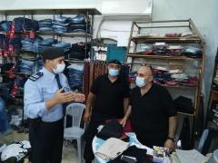 بالصور | لجنة البروتوكول الصحي تزور وتتفقد اكثر من ٣٠٠ محل تجاري في بيت لحم