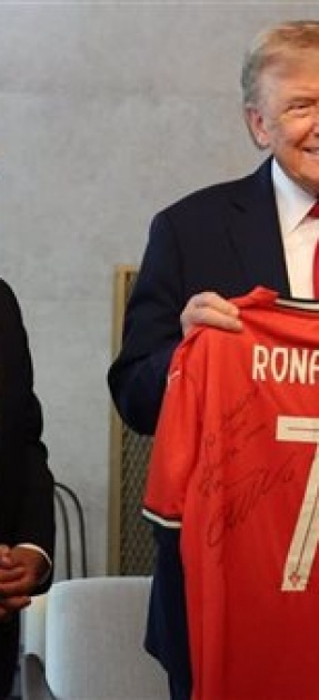 رسالة كريستيانو رونالدو إلى دونالد ترامب