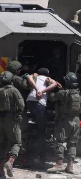 الاحتلال يعتقل 9 مواطنين من مخيم الجلزون وبدرس برام الله