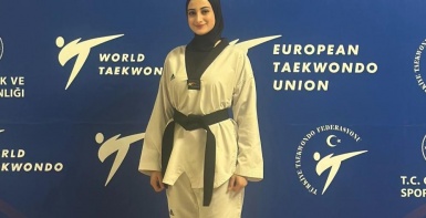 فلسطينية تحصل رسمياً على الشارة الدولية في تحكيم التايكواندو