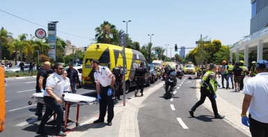 8 إصابات على الأقل في عملية دهس وسط اسرائيل