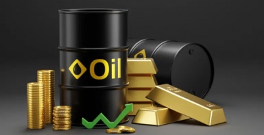 ارتفاع أسعار الذهب وانخفاض النفط عالميا