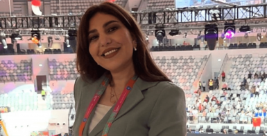 أول حكم فلسطيني: ندى الأطرش تحصل على الشارة الدولية بالجمباز