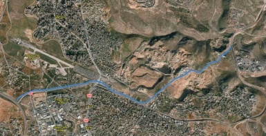 سلطات الاحتلال تبدأ بشق 