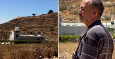 مستعمرون يجبرون عائلة مسيحية على إخلاء منزلها في الطيبة شرق رام الله