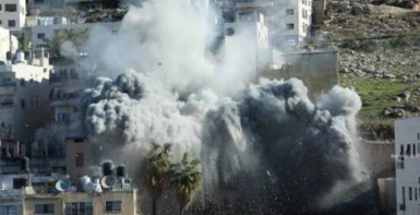 الاحتلال يفجر منزل الأسير دواس حسون في بلدة بيت إمرين شمال نابلس