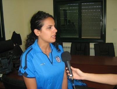 ثلجية أول فلسطينية يتم اختيارها كبطلة للسلام والرياضة