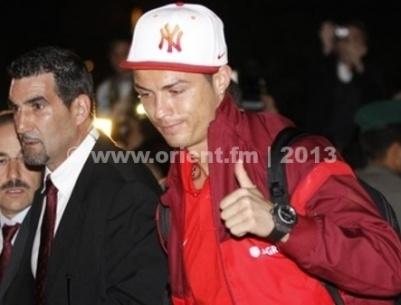 بالصور - رونالدو في إسرائيل مع حراسة مشددة