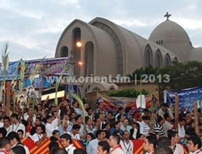 مسيرة للأقباط أمام وزارة الدفاع للمطالبة بحمايتهم