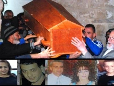 عكا: أكثر من 10 آلاف يشيعون جثامين قتلى إنهيار المبنى