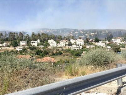 حريقان كبيران في أحراش القدس