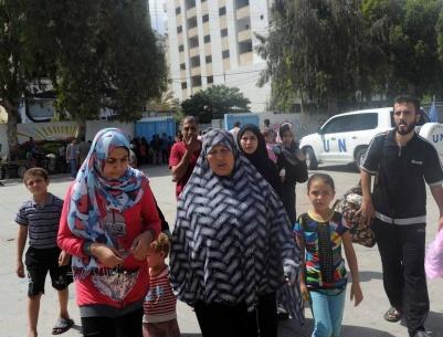 الأمم المتحدة: عدد النازحين في غزة بلغ 40 ألفا