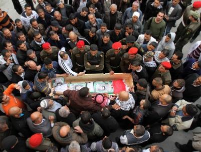 تشييع جثمان الشهيد محمد حمامرة في بيت لحم