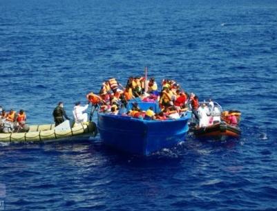 انقاذ سفينة مهاجرين فلسطينيين وسوريين امام السواحل القبرصية