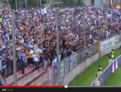 هكذا استقبلت جماهير البوسنة المنتخب الاسرائيلي في تصفيات اليورو