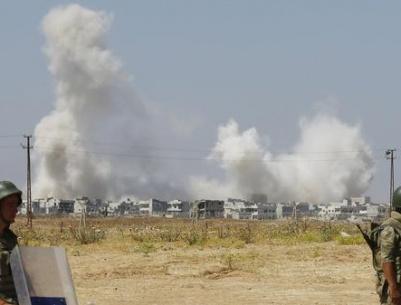 طرد معظم مسلحي داعش من كوباني