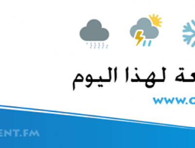 الطقس: جو غائم جزئيا