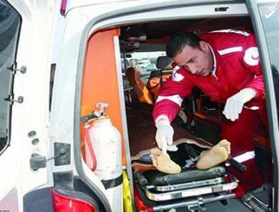 إصابة سائق دراجة نارية بحادث سير في بيت لحم