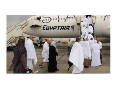 70 حاجًا من أهالي قطاع غزة يصلون الي مطار القاهرة