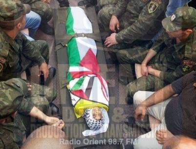 بيت لحم تشيع شهيدها الطفل عبد الرحمن عبيد