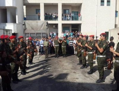 تشييع جثمان الشهيد حذيفة سليمان في طولكرم