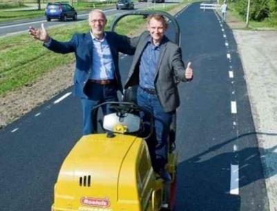 هولندا تدور النفايات لتعبيد الطرق!