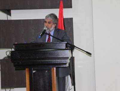 خليفة يتسلم مقر وزارة الاعلام في قطاع غزة