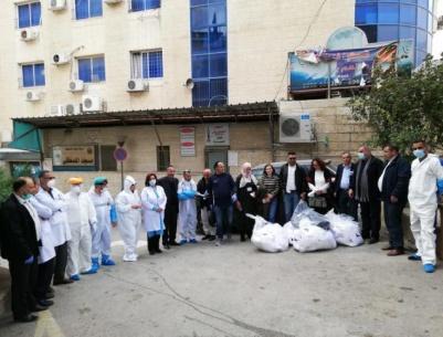 مساعدات طبية وإنسانية لمستشفى بيت جالا الحكومي ولجنة زكاة بيت لحم