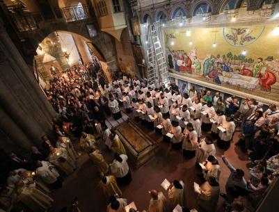 بيت لحم: الكنائس المسيحية التي تسير وفق التقويم الغربي تحتفل بعيد الفصح