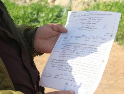 الاحتلال يخطر بوقف البناء في 15 منزلا ببلدة تقوع جنوب شرق بيت لحم