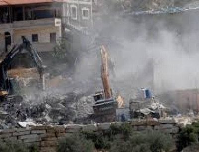 الاحتلال يهدم منازل ومنشآت زراعية في القدس وجنين ونابلس وبيت لحم