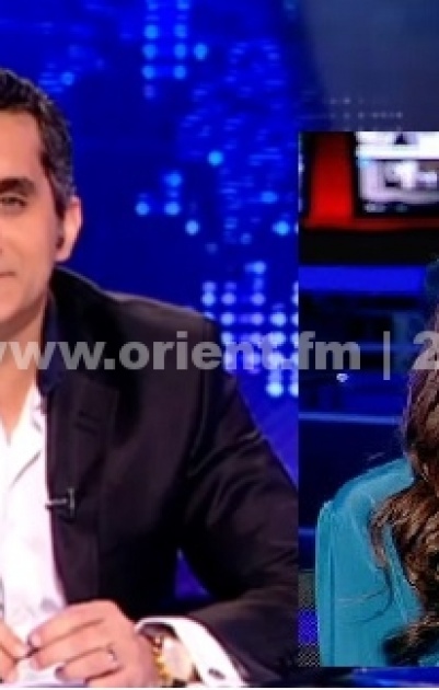 غزل متبادل بين الاعلامي المناضل باسم يوسف وجميلة نشرة الاخبار اللبنانية جسيكا عازار‎