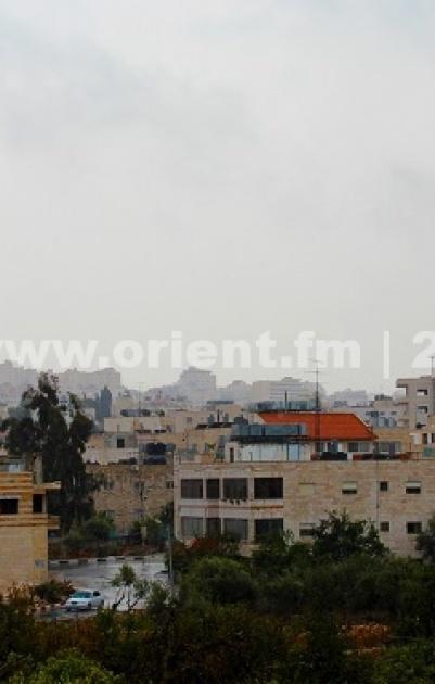 منخفض جوي محمل بإلأمطار والرياح يعبر فلسطين اليوم