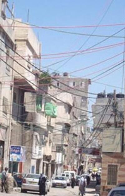 شركة اسرائيلية تقطع المياه عن مخيم شعفاط