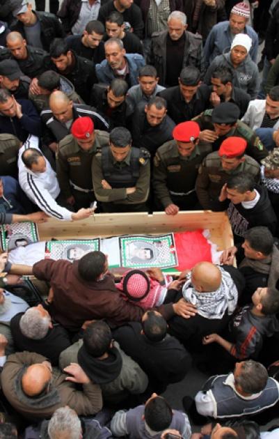 تشييع جثمان الشهيد محمد حمامرة في بيت لحم
