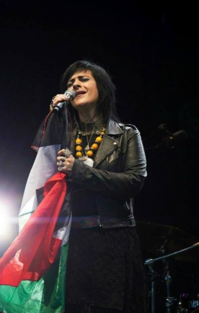 ريم بنا تغني لغزة في اوسلو