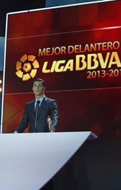 كريستيانو رونالدو نجم النجوم في ليلة جوائز الليغا