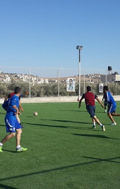 افتتاح ملعب الجدار في قرية دار صلاح