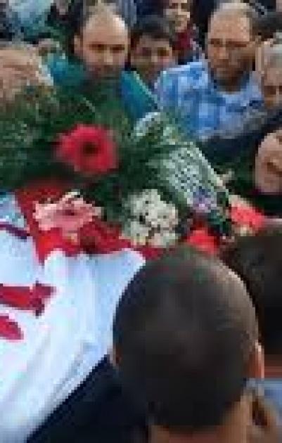 تشييع جثمان الشهيد محمد موسى في بلدة دير بلوط