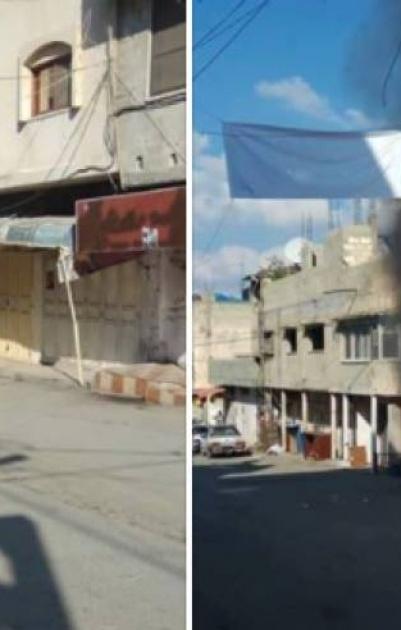 اندلاع حريق في محل للعطور بمخيم طولكرم