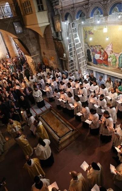 بيت لحم: الكنائس المسيحية التي تسير وفق التقويم الغربي تحتفل بعيد الفصح