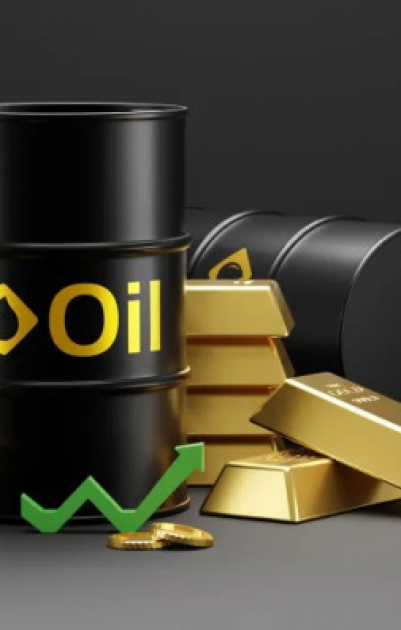 ارتفاع أسعار الذهب وانخفاض النفط عالميا